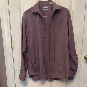 Calvin Klein Men's Purple Shirt
